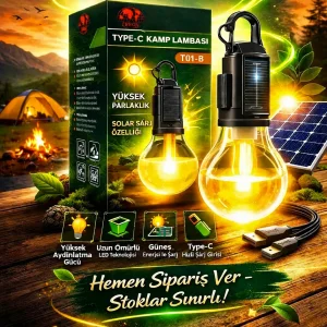 Askılı Kamp Lambası
