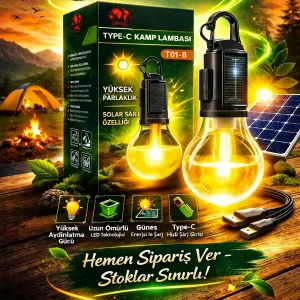 Askılı Kamp Lambası